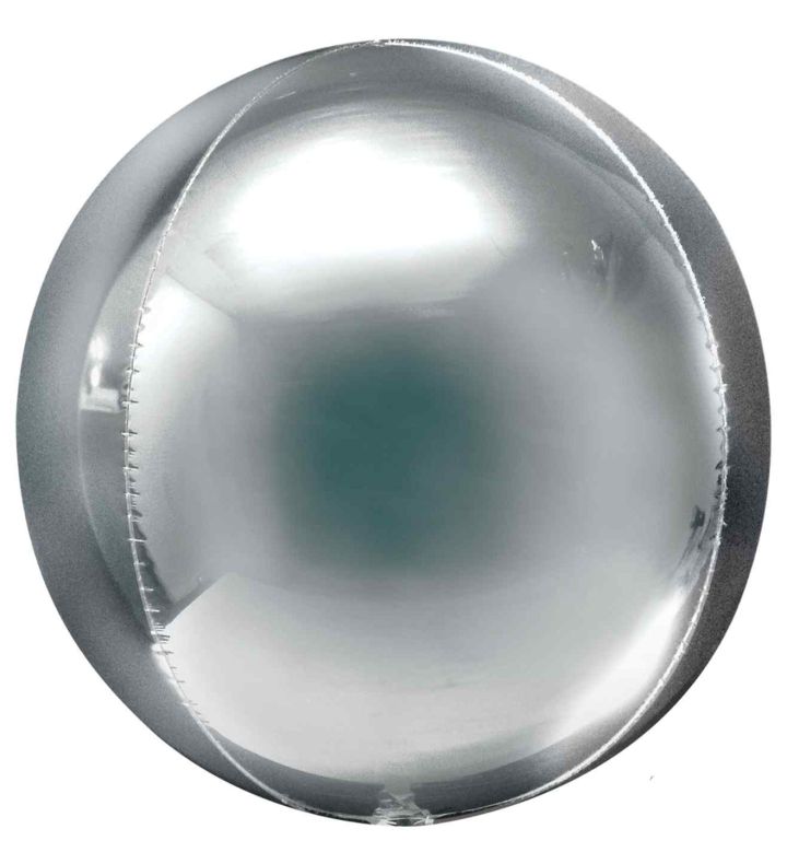 21" Silver Jumbo Orbz
