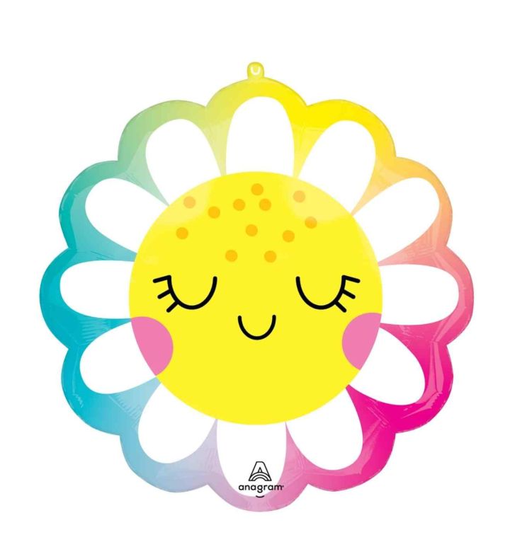 21" Happy Daisy Foil Balloon