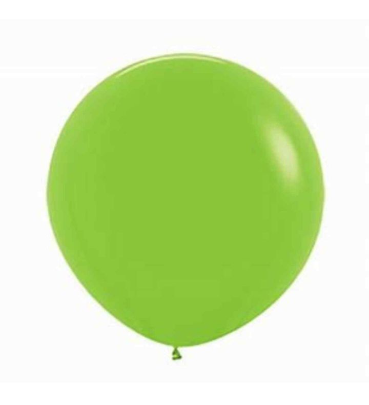 24" Sempertex Lime Green 031 Latex Balloons 3ct