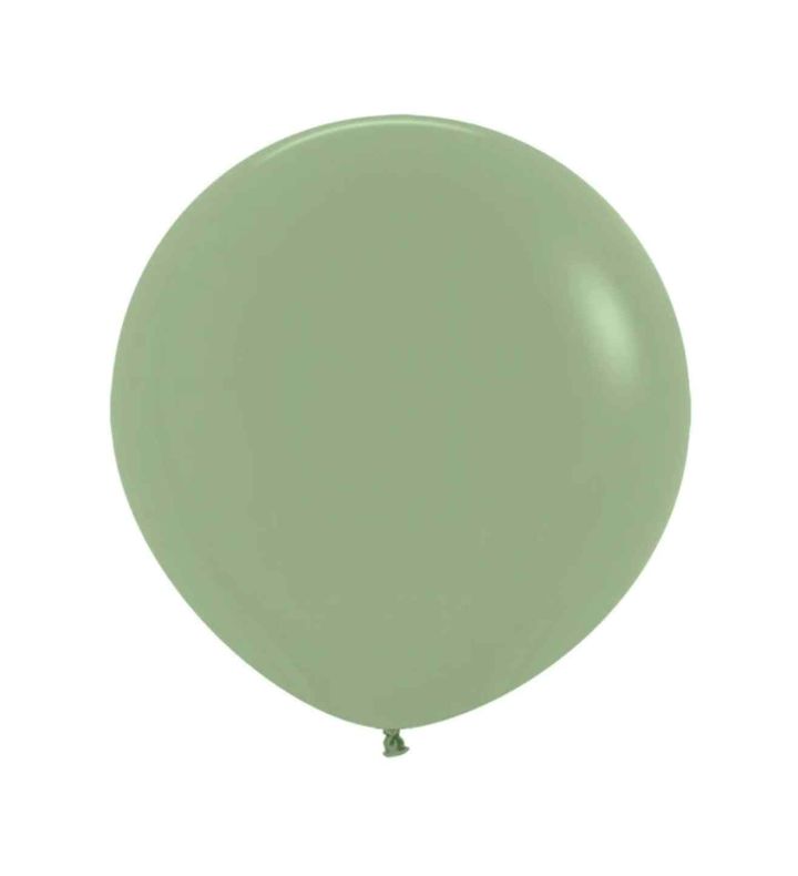 24" Sempertex Eucalyptus 027 Latex Balloons 3ct