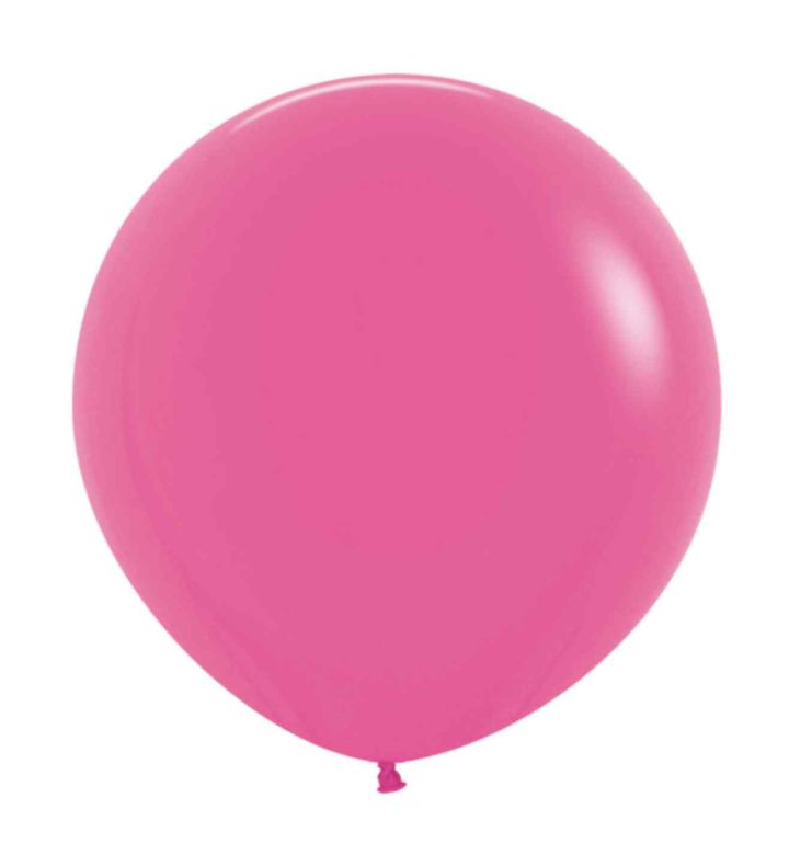 24" Sempertex Fashion Solid Pink 3ct