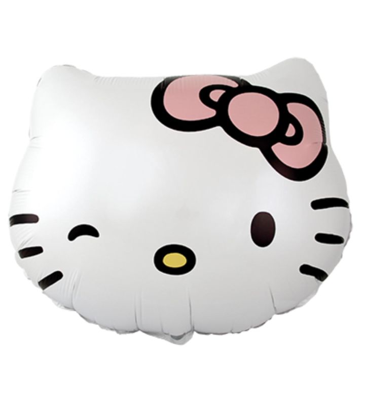 24" Hello Kitty Head Foil Balloon