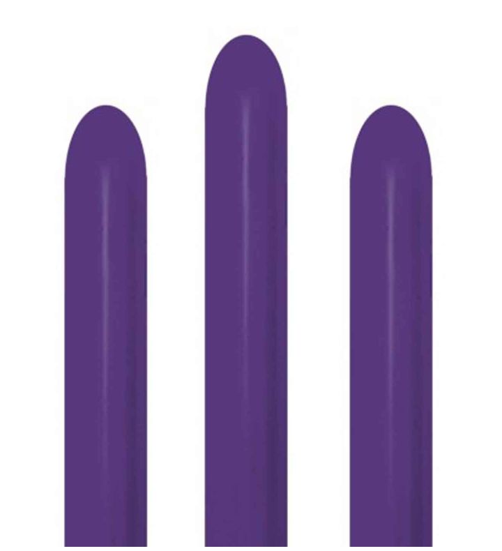 260s Sempertex Violet 051 Modelling Latex Balloons 50ct