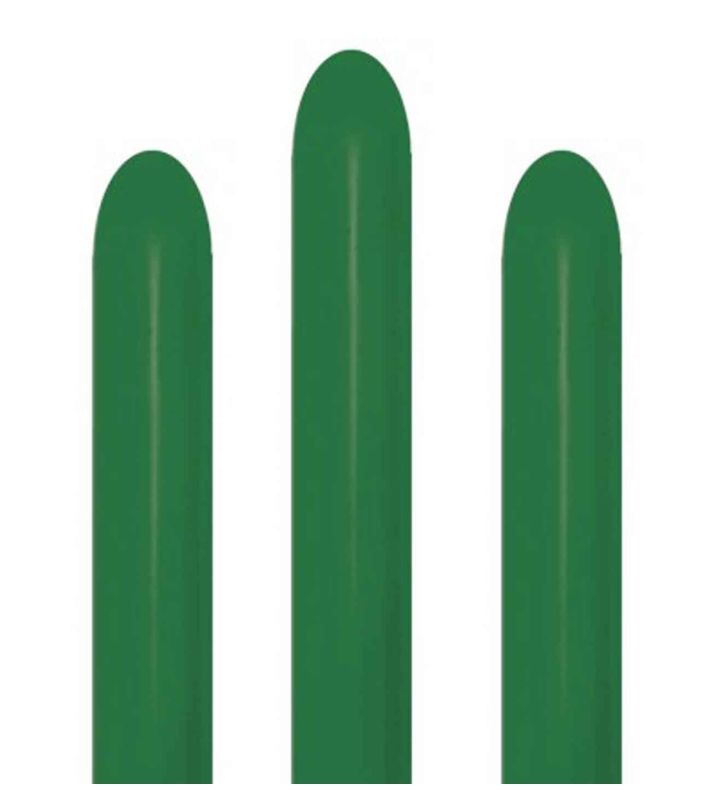 260s Sempertex Forest Green 032 Modelling Latex Balloons 50ct
