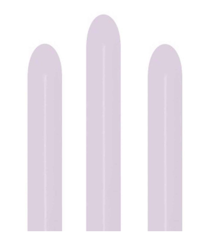 260s Sempertex Pastel Matte Lilac 650 Modelling Latex Balloons 50ct