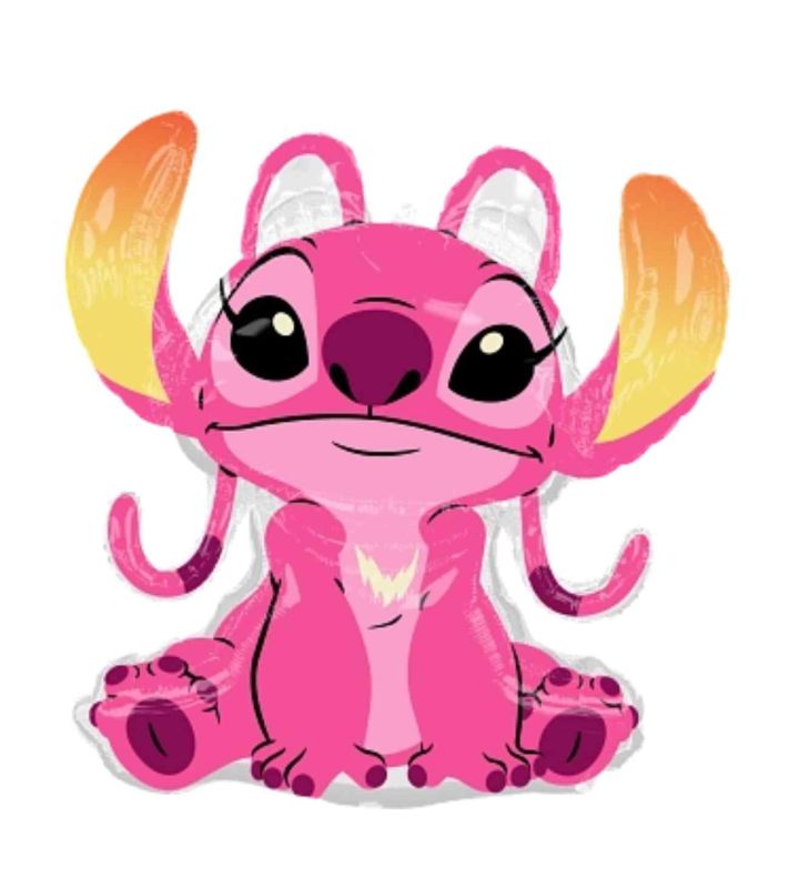 26" Lilo & Stitch Angel Supershape Foil Balloon