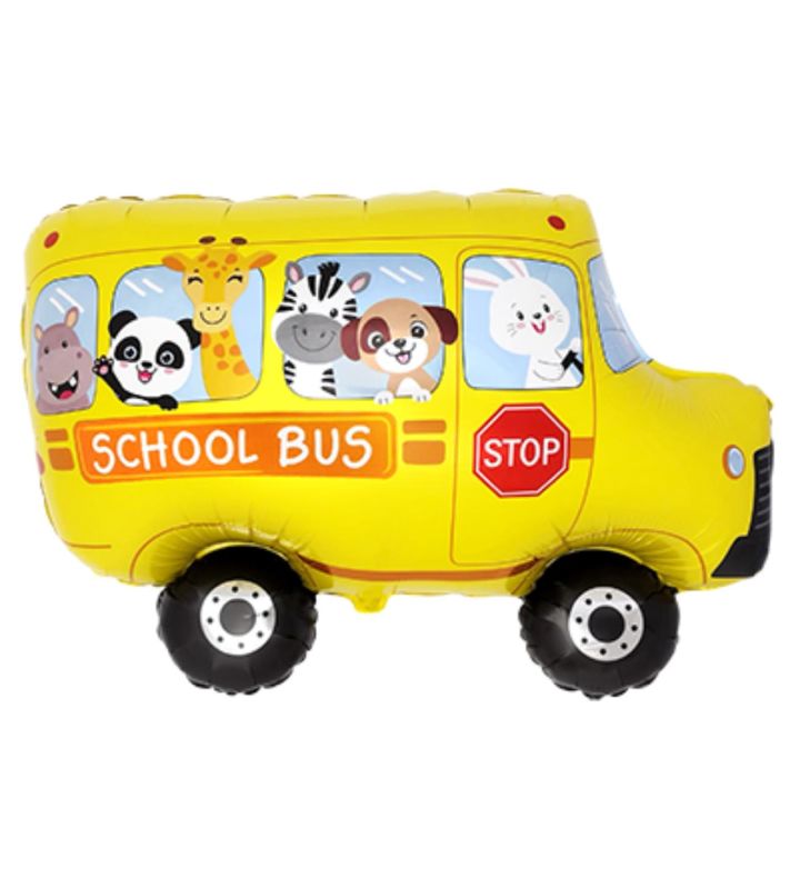 26" School Bus Foil Balloon
