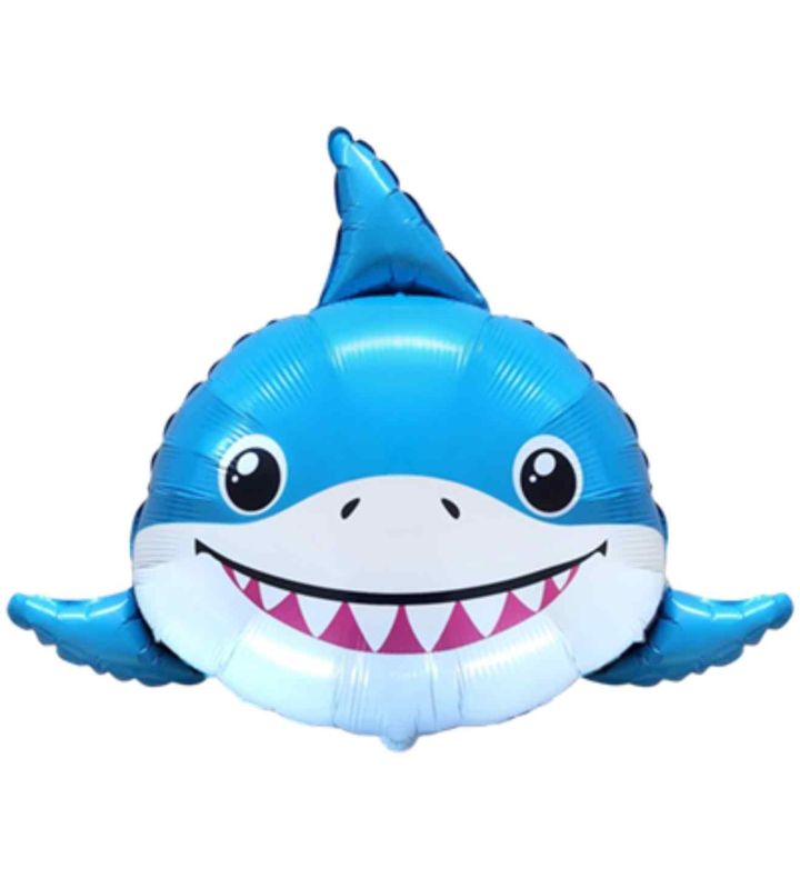 27" Shark Head Foil Balloon