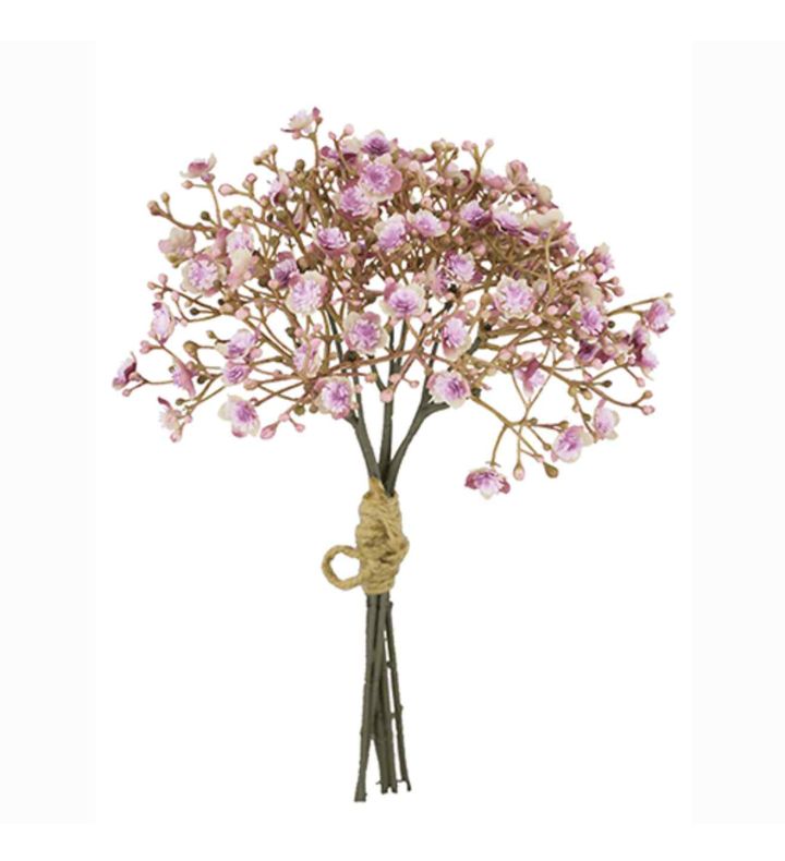 29cm Gyp Bundle Dry Pink 6 Stems