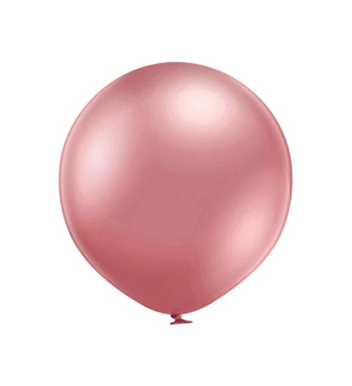 2ft Belbal Glossy Pink Latex Balloon 2ct