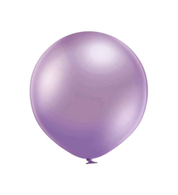 2ft Belbal Glossy Purple Latex Balloon 2ct