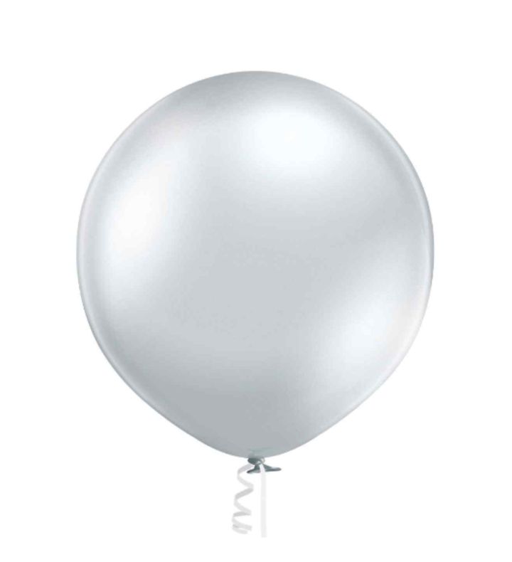 2ft Belbal Glossy Silver Latex 2ct