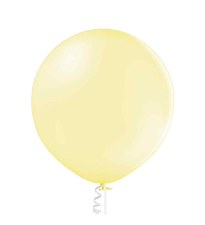 2ft Belbal Pastel Lemon Latex Balloon 1ct.