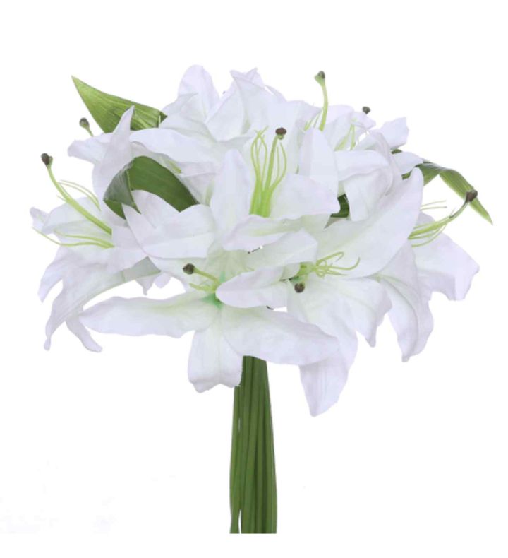 30cm Lily Bundle Ivory