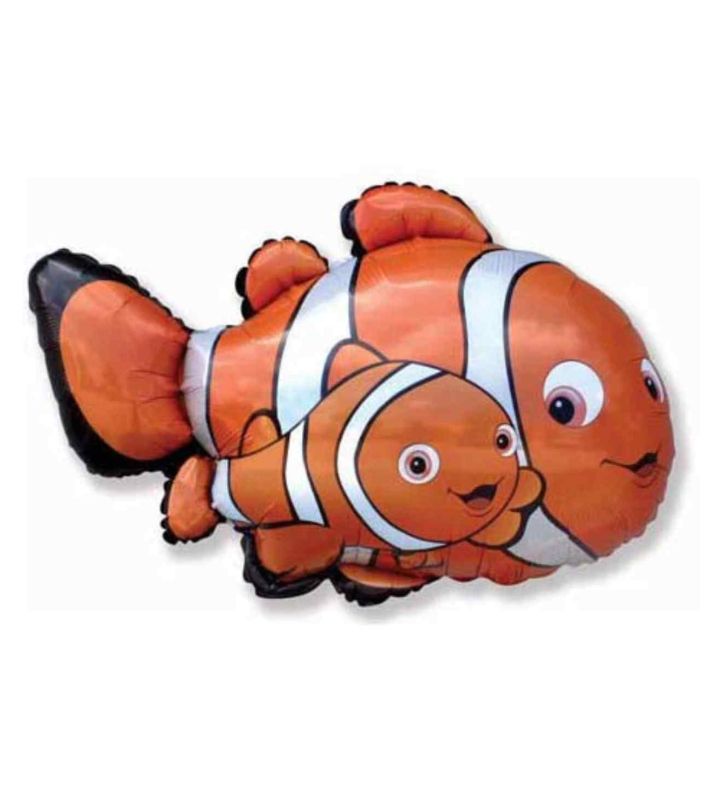 32" x 35" Flexmetal Clownfish Fuchsia Supershape