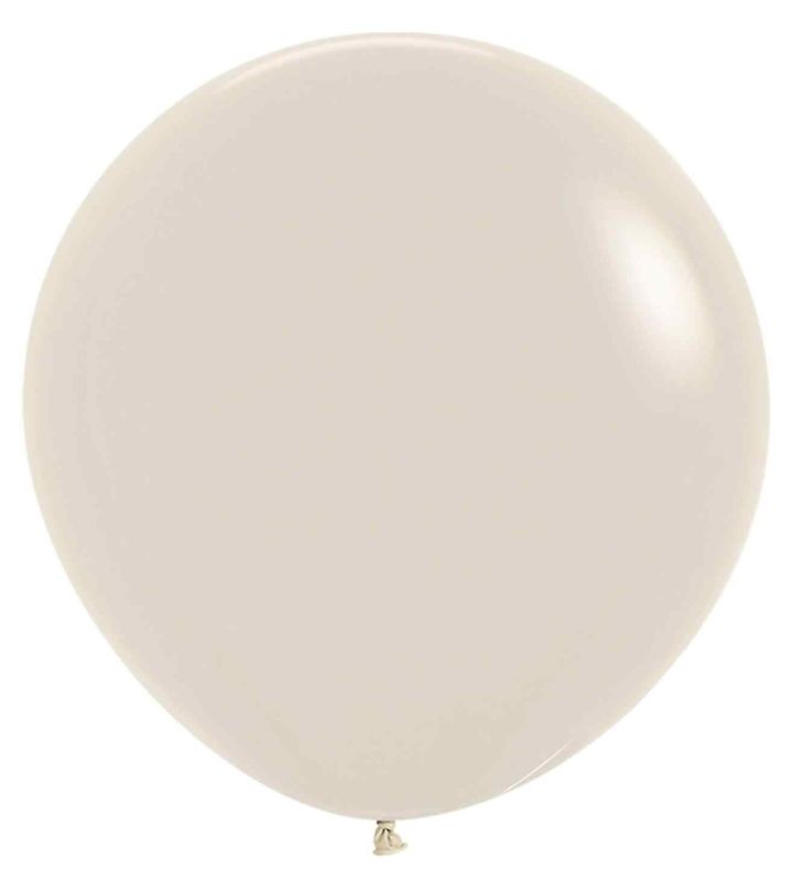 36" Sempertex Pastel Dusk Cream 107 Latex Balloons 2ct