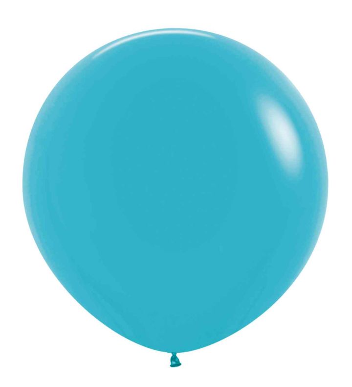 36" Sempertex Caribbean Blue 038 Latex Balloons 2ct