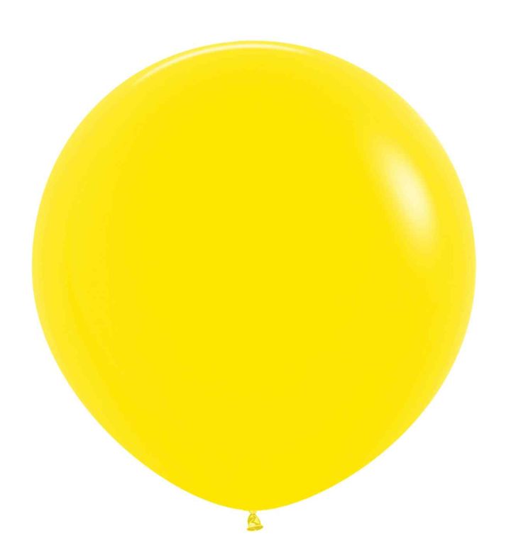 36" Sempertex Yellow 020 Latex Balloons 2ct