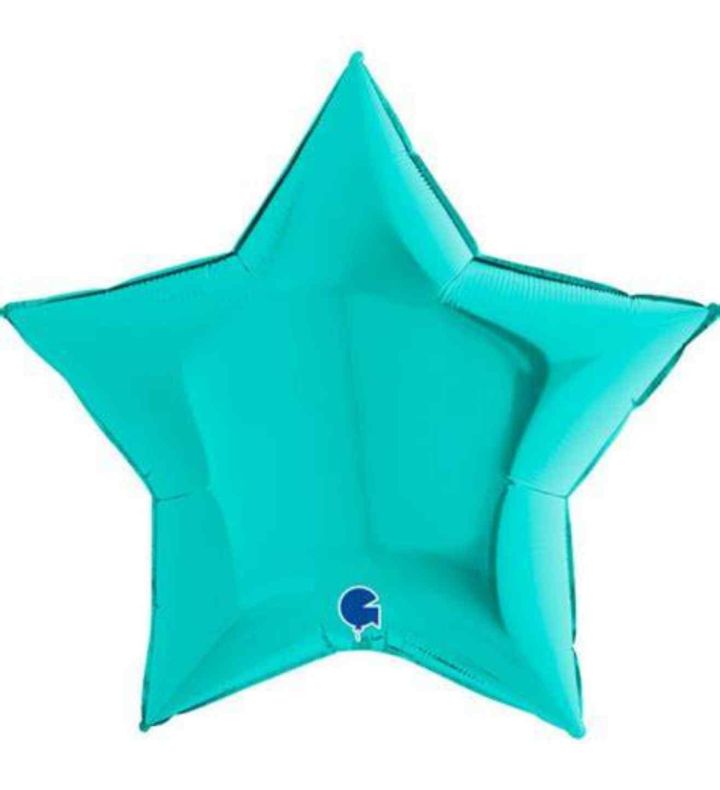 36" Grabo Tiffany Star Foil Balloon - Packaged