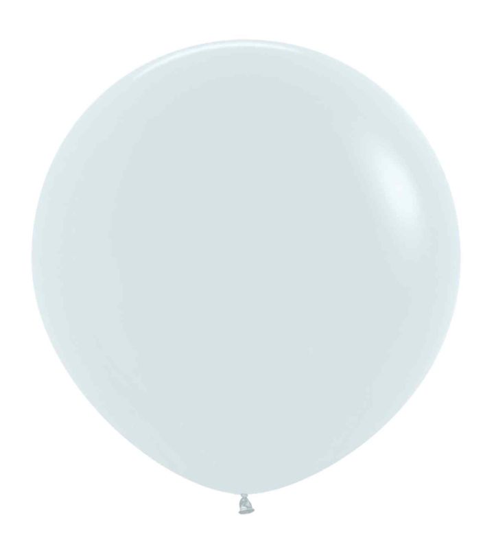 36" Sempertex White 005 Latex Balloons 2ct