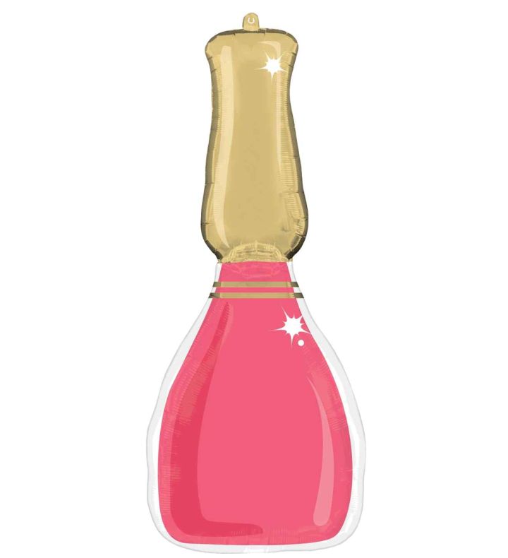37" Spa Nail Polish Bottle Anagram Foil Balloon