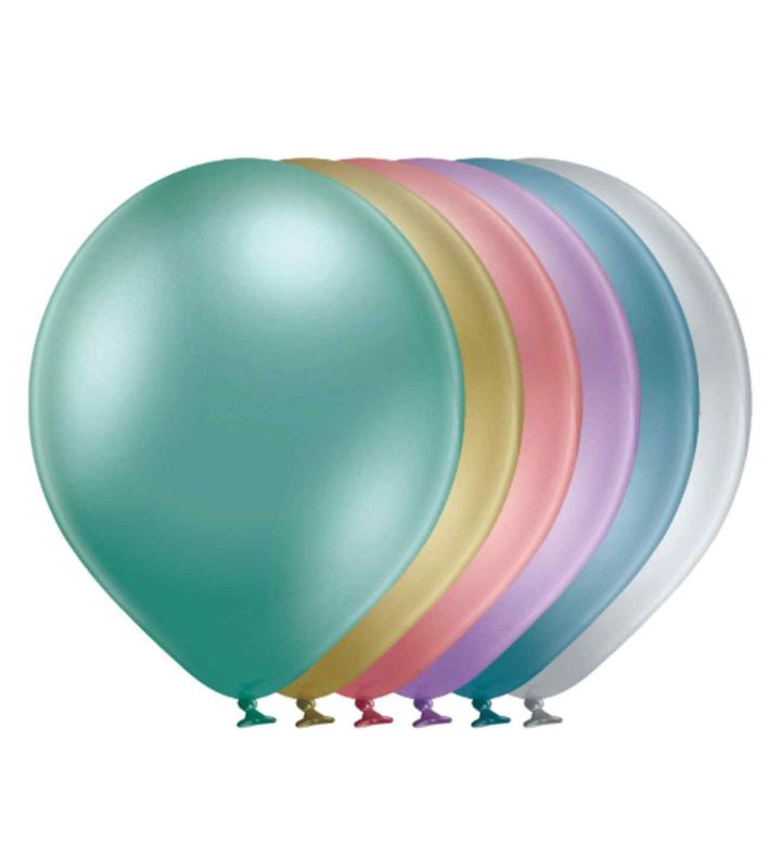 5" Belbal Glossy Assorted Latex 100ct