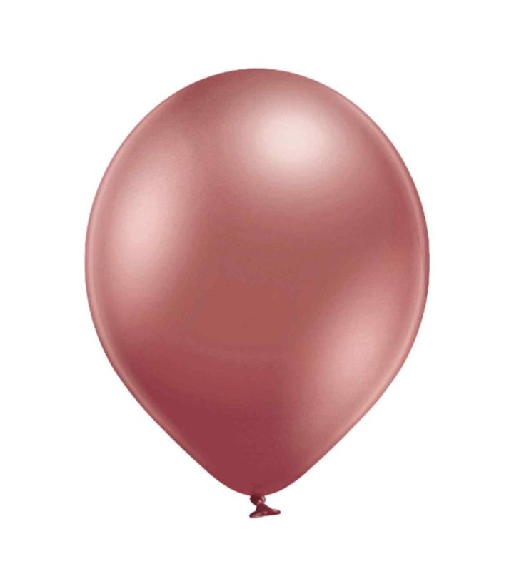5" Belbal Glossy Rose Gold Latex 100ct
