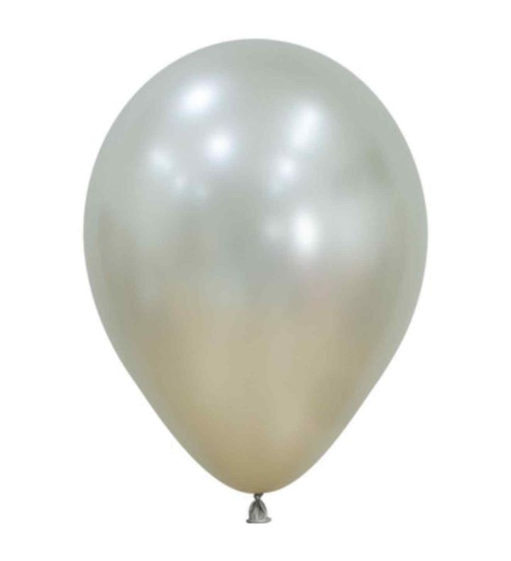 5" Sempertex Cream Pearl 873 Silk Latex Balloons 50ct