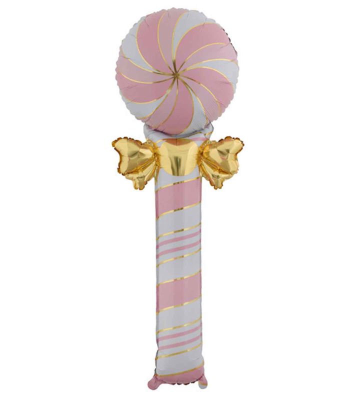 57x150cm Bamboo Party Magic Wand Candy Pink