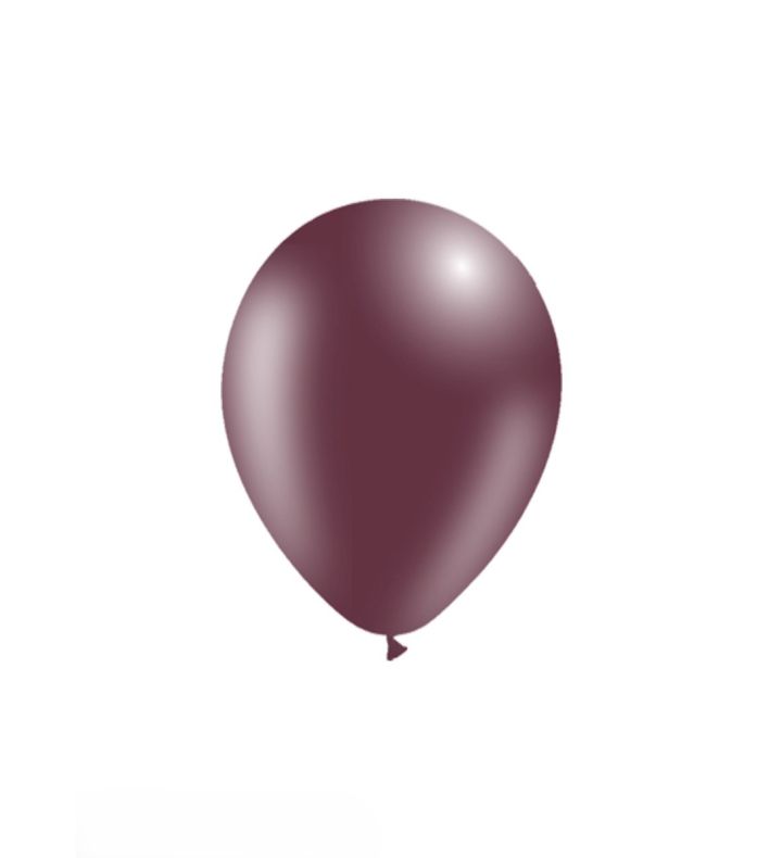 5" Decotex Fashion Solid Burgundy 17 Latex Balloons 100ct