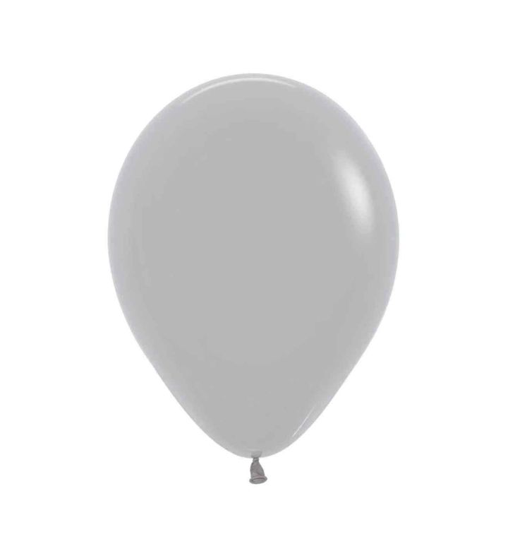 5" Sempertex Grey 081 Fashion Latex Balloons 50ct