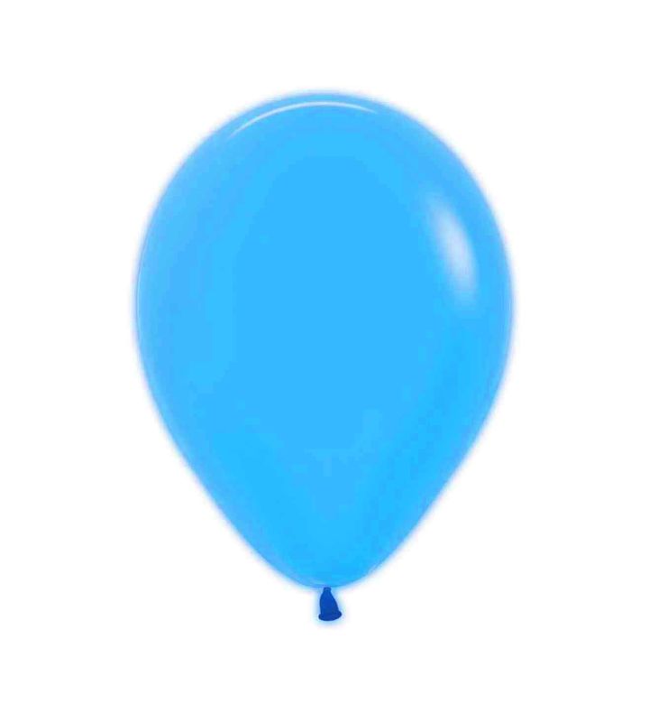 5" Sempertex Neon Blue 240 Latex Balloons 50ct