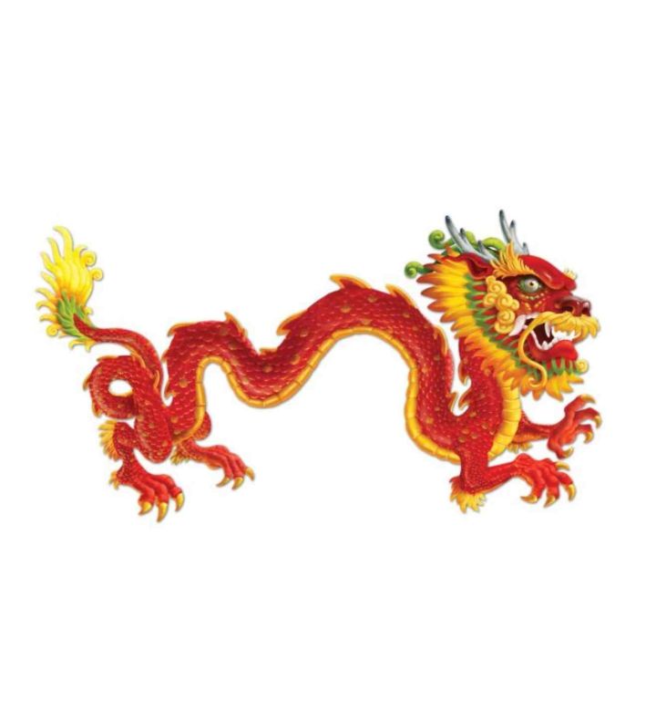 6ft Jointed Dragon Cutout