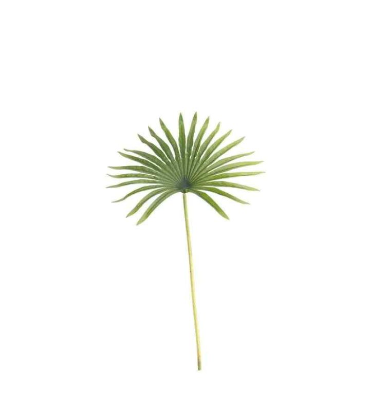 82cm Real Touch Fan Palm Leaf - Green