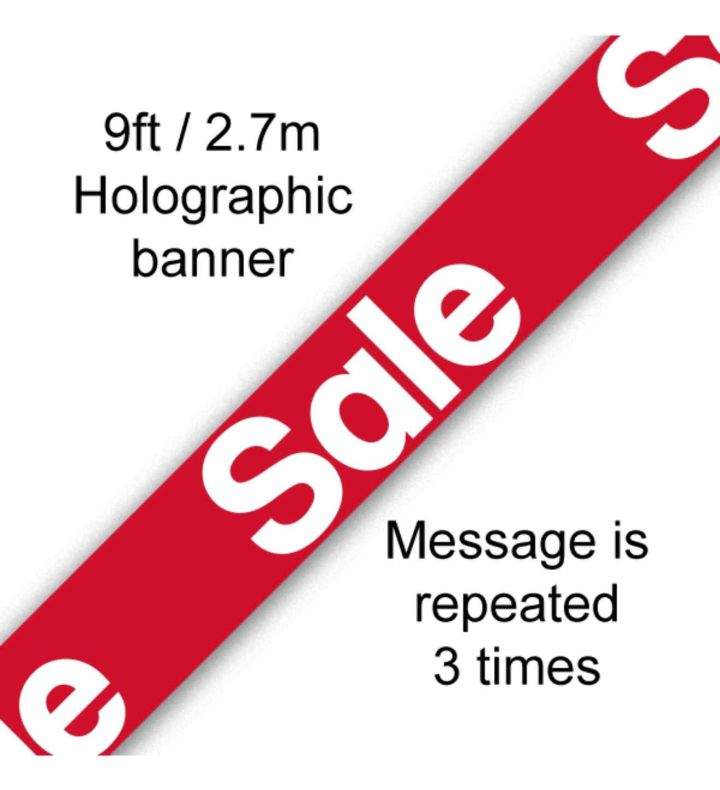 9ft Oaktree 'Sale' Holo Banner