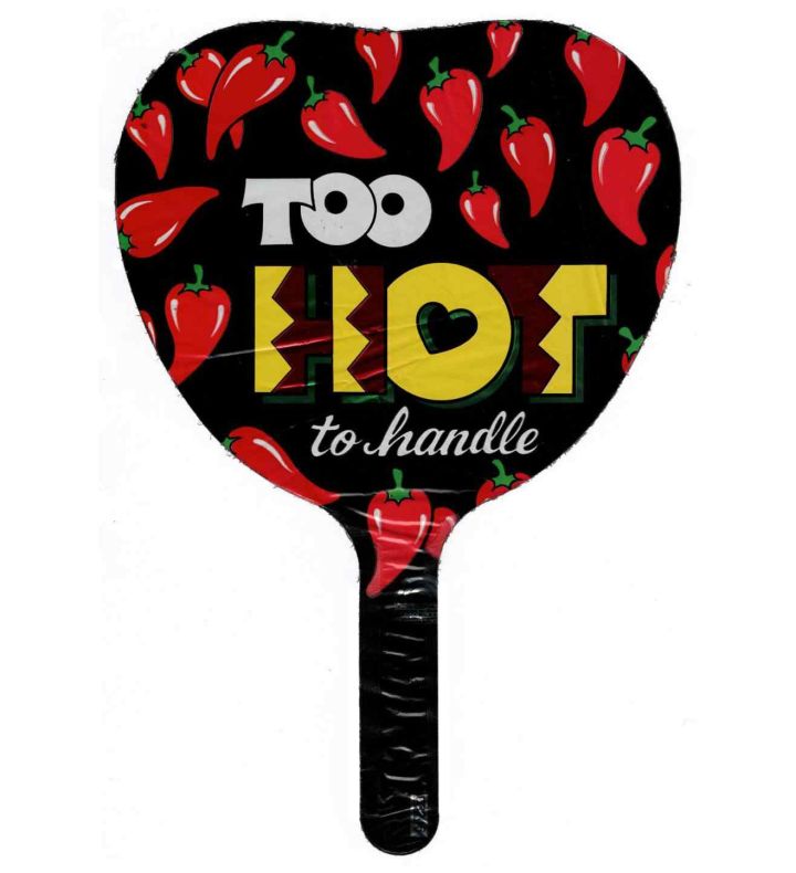 9" Too Hot To Handle Anagram Foil Balloon