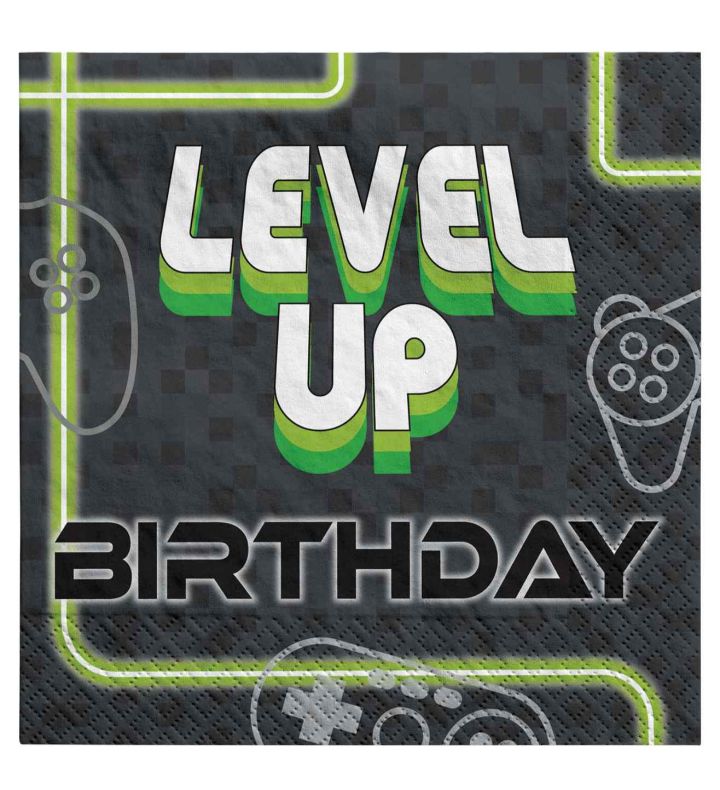 Level Up Luncheon Napkins 16ct