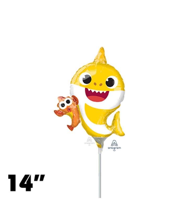Mini Baby Shark Anagram Foil Balloon