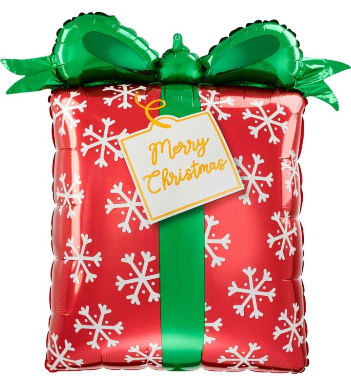 Christmas Present SuperShape Foil Balloon