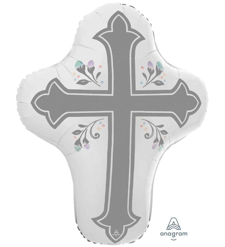 28" Holy Day Cross Supershape Anagram