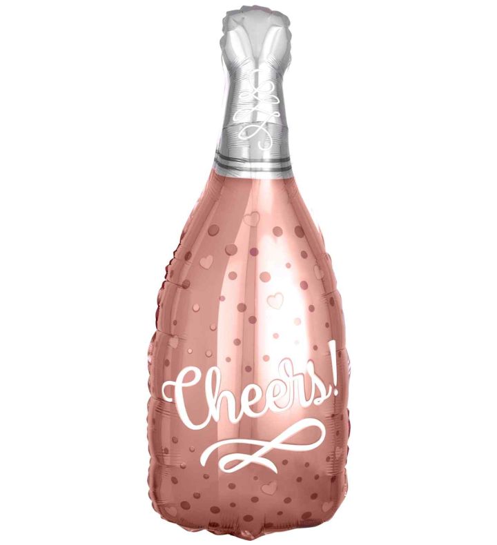 Cheers Rosé Shape Foil Balloon