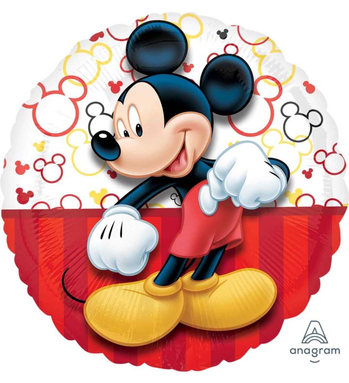 17" Anagram Mickey Mouse Portrait Foil Balloon