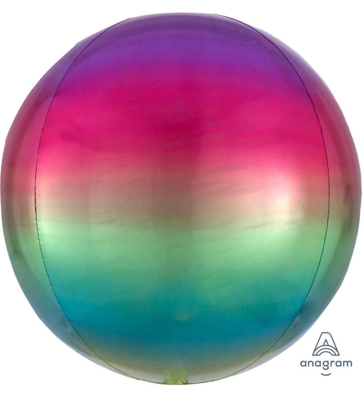 15" Ombre Rainbow Orbz