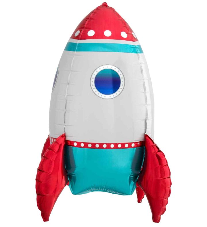 Air Filled Rocket Ship Foil MultiBalloon
