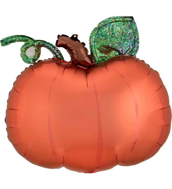 Infused Pumpkin SuperShape Foil Balloon