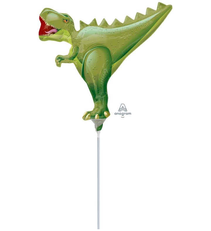 Mini Dinosaur T-Rex  Anagram Foil Balloon