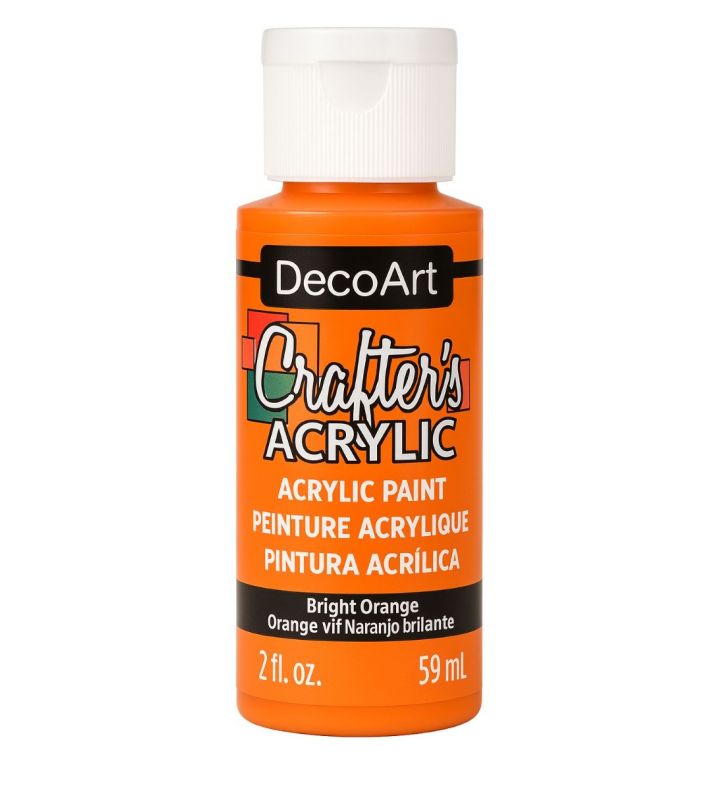 Deco Art Crafters Acrylic Paint Orange