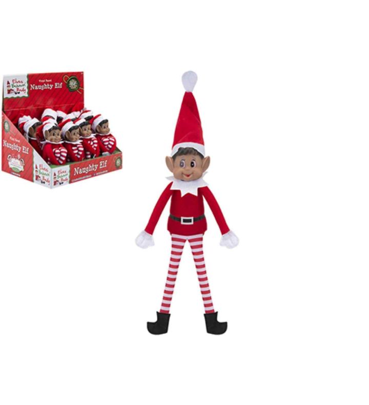 RED REGULAR LONG LEG SOFT BODY ASIAN BOY ELF 12"
