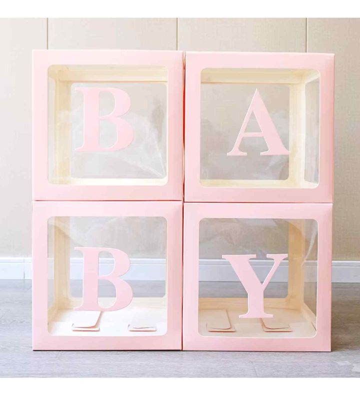 30cm Light Pink Window Box - Pack of 4