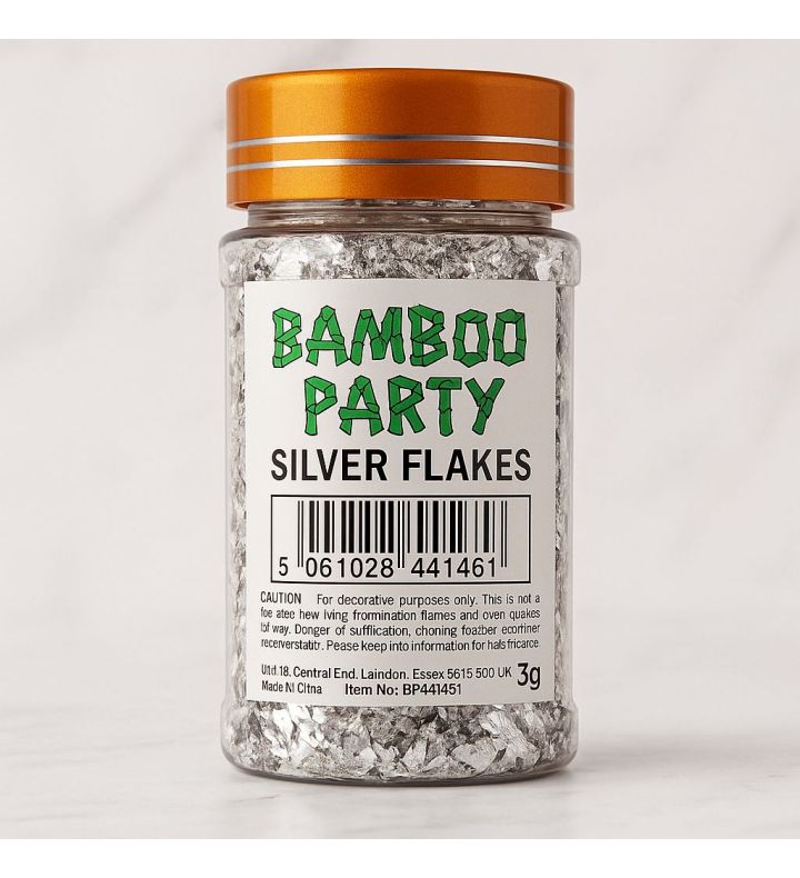 Bamboo Party Silver Flakes 3g